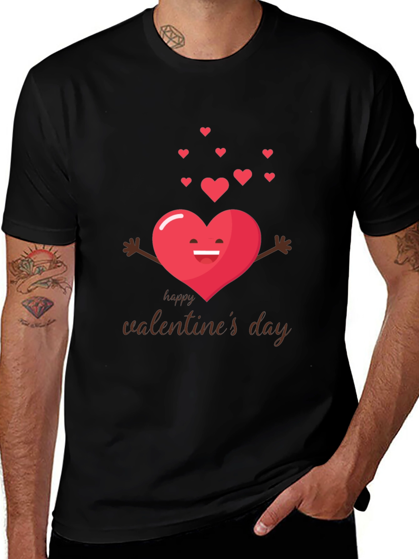 Valentines Day Heart Hug T-Shirt - Love Tee