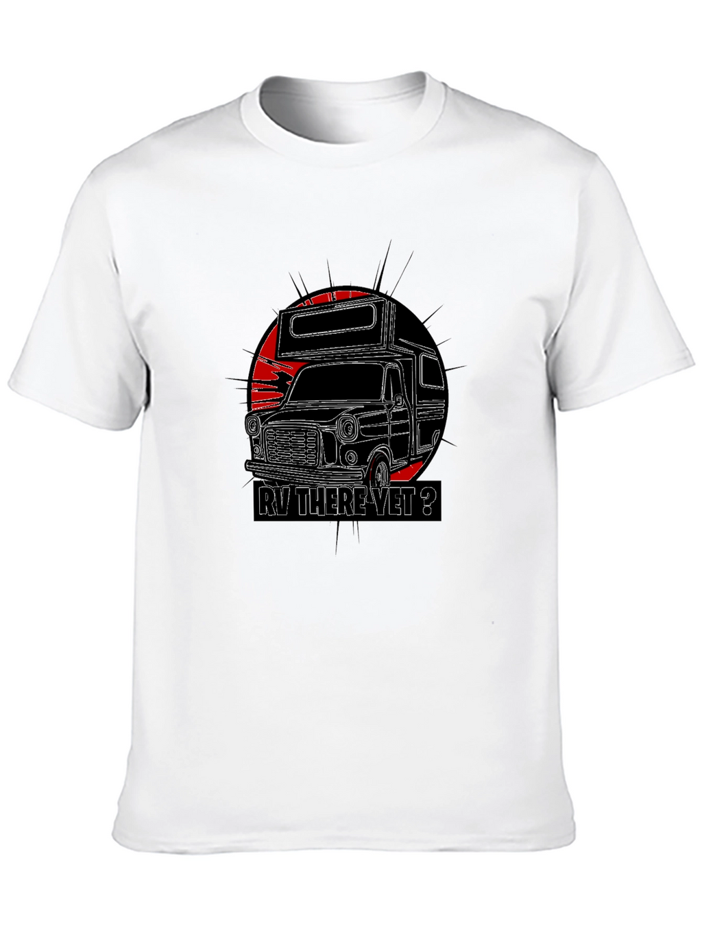 RV There Yet? Graphic Tee - Black Camping T-Shirt