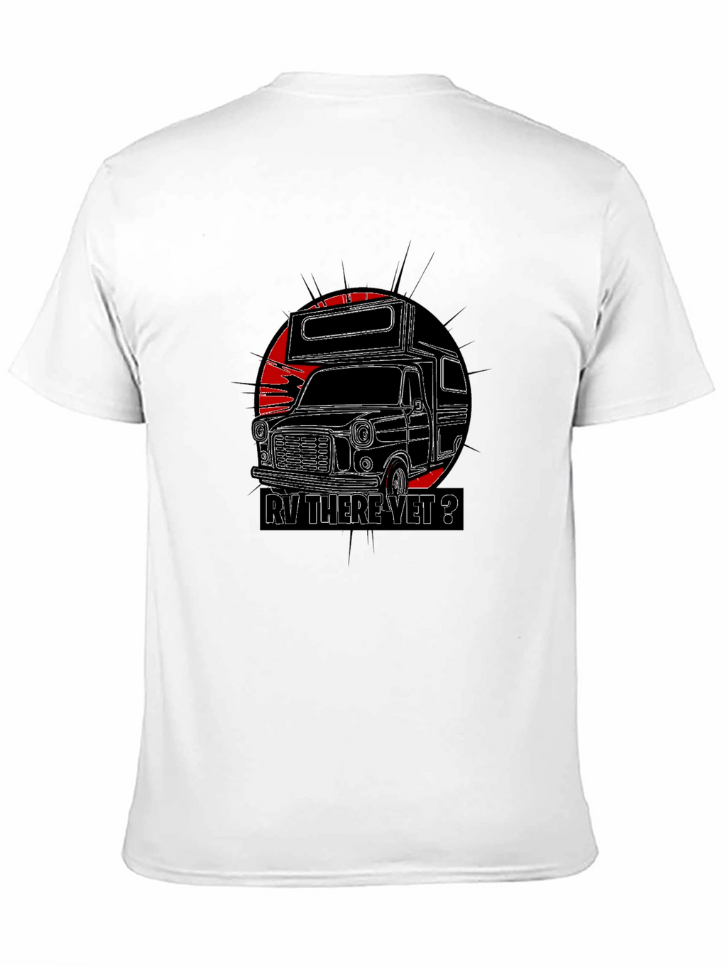 RV There Yet? Graphic Tee - Black Camping T-Shirt