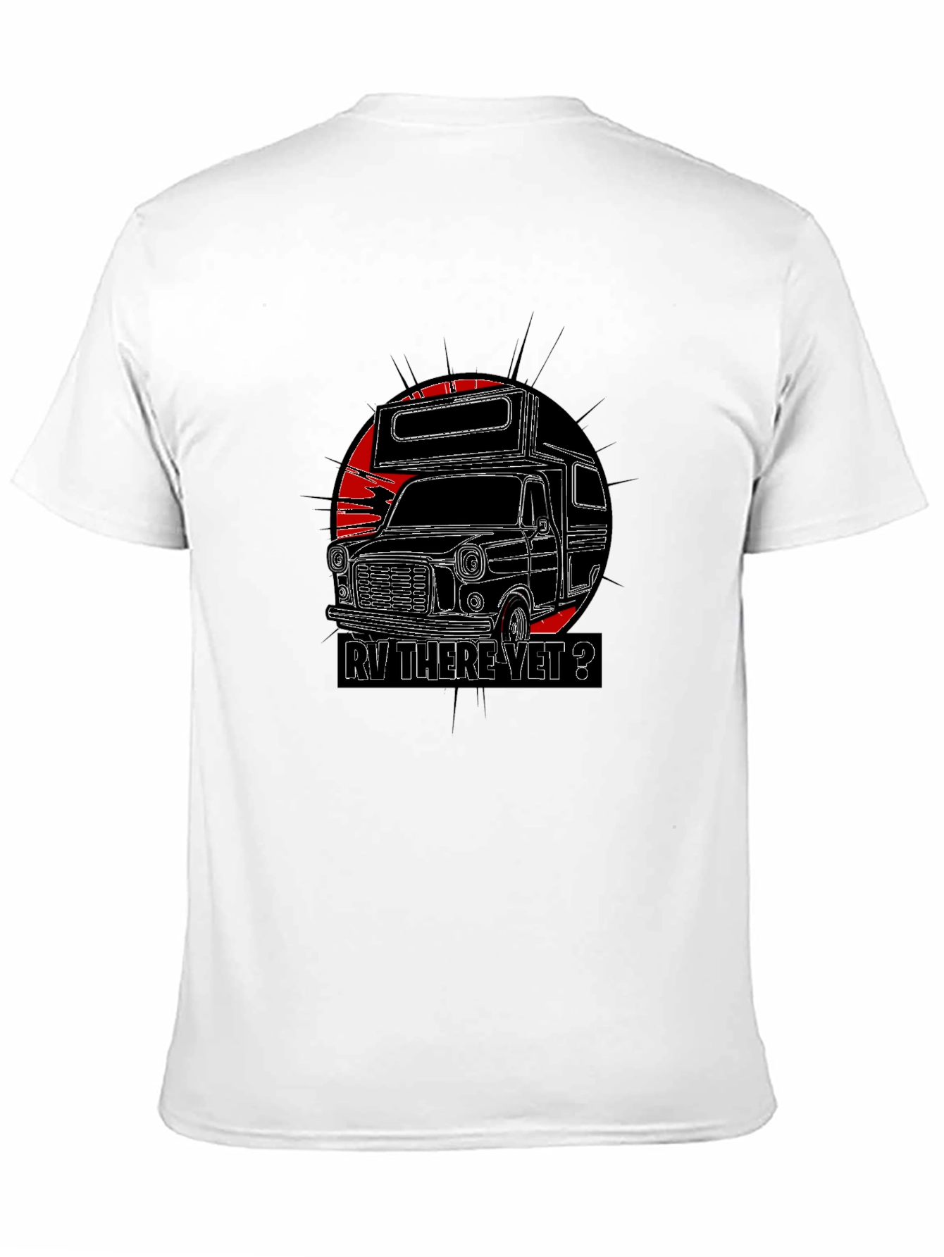 RV There Yet? Graphic Tee - Black Camping T-Shirt