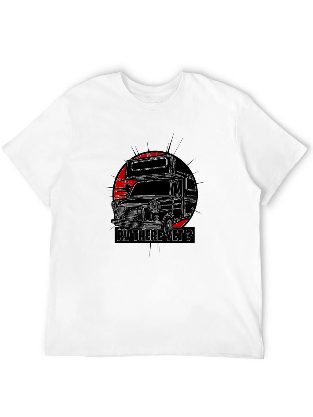 RV There Yet? Graphic Tee - Black Camping T-Shirt