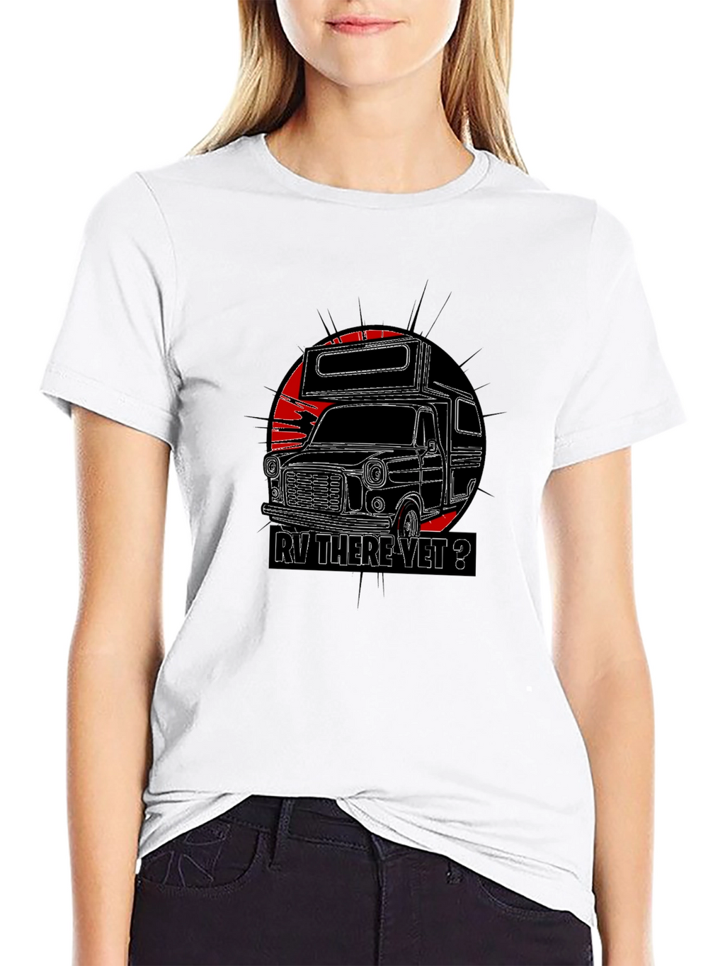 RV There Yet? Graphic Tee - Black Camping T-Shirt