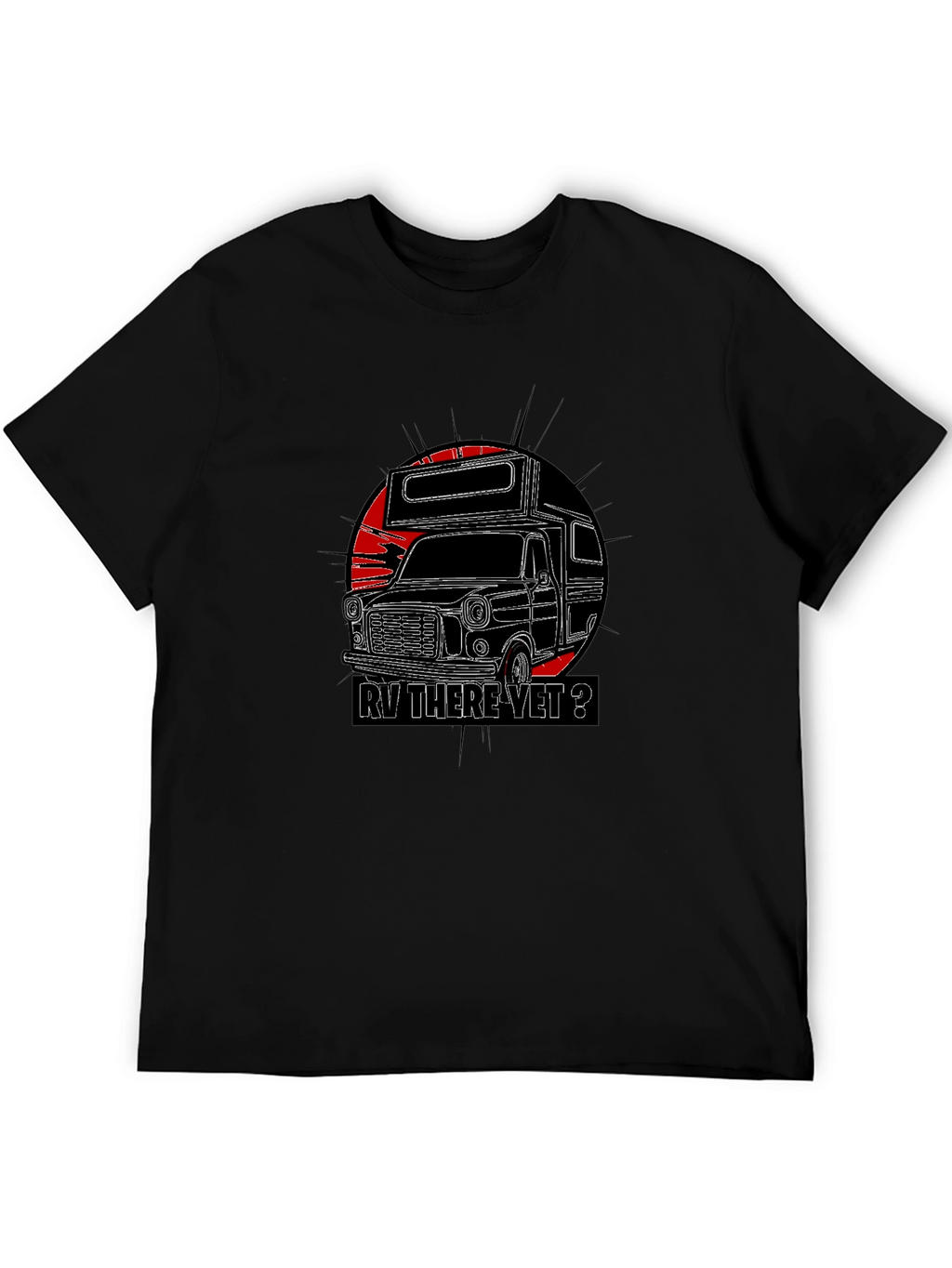 RV There Yet? Graphic Tee - Black Camping T-Shirt