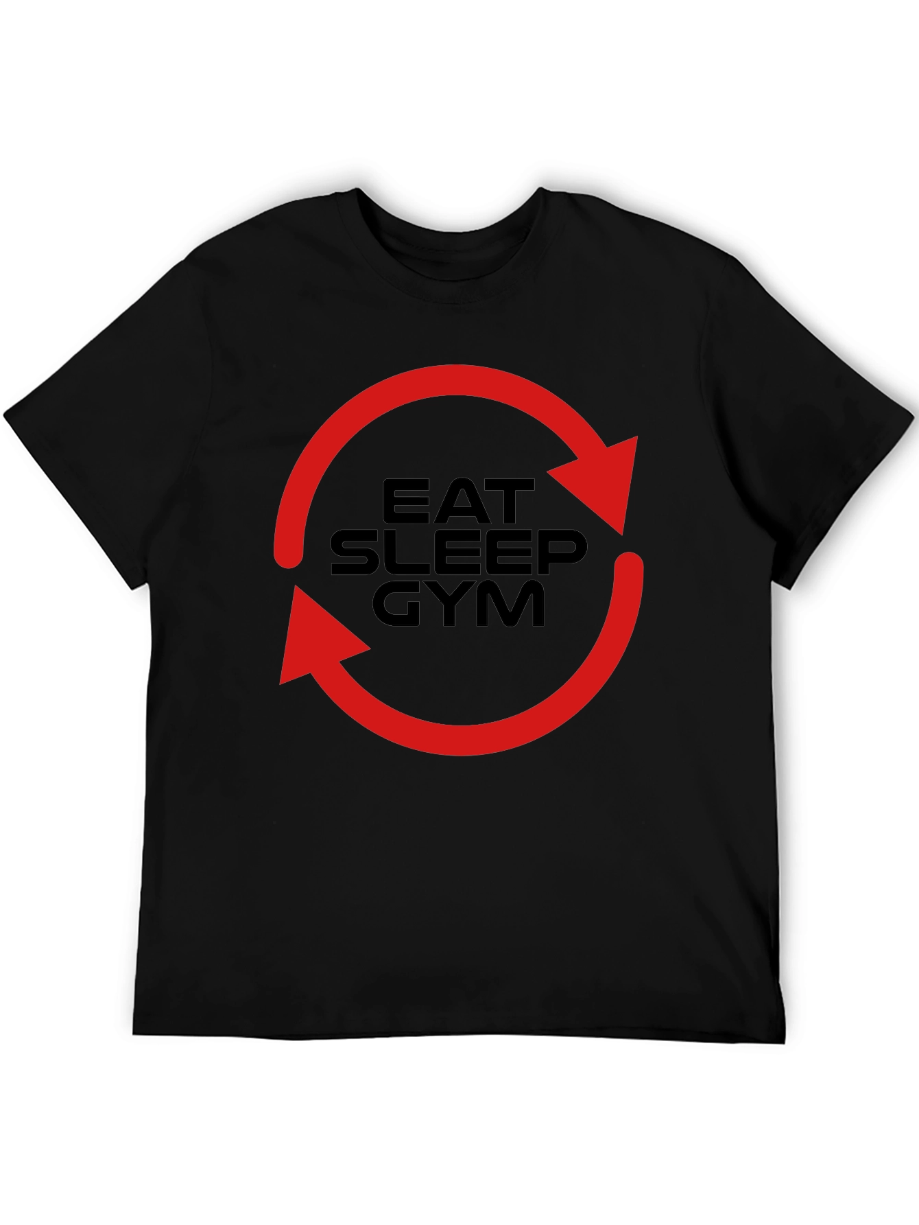 Eat Sleep Gym Cycle T-Shirt - Fitness Motivation