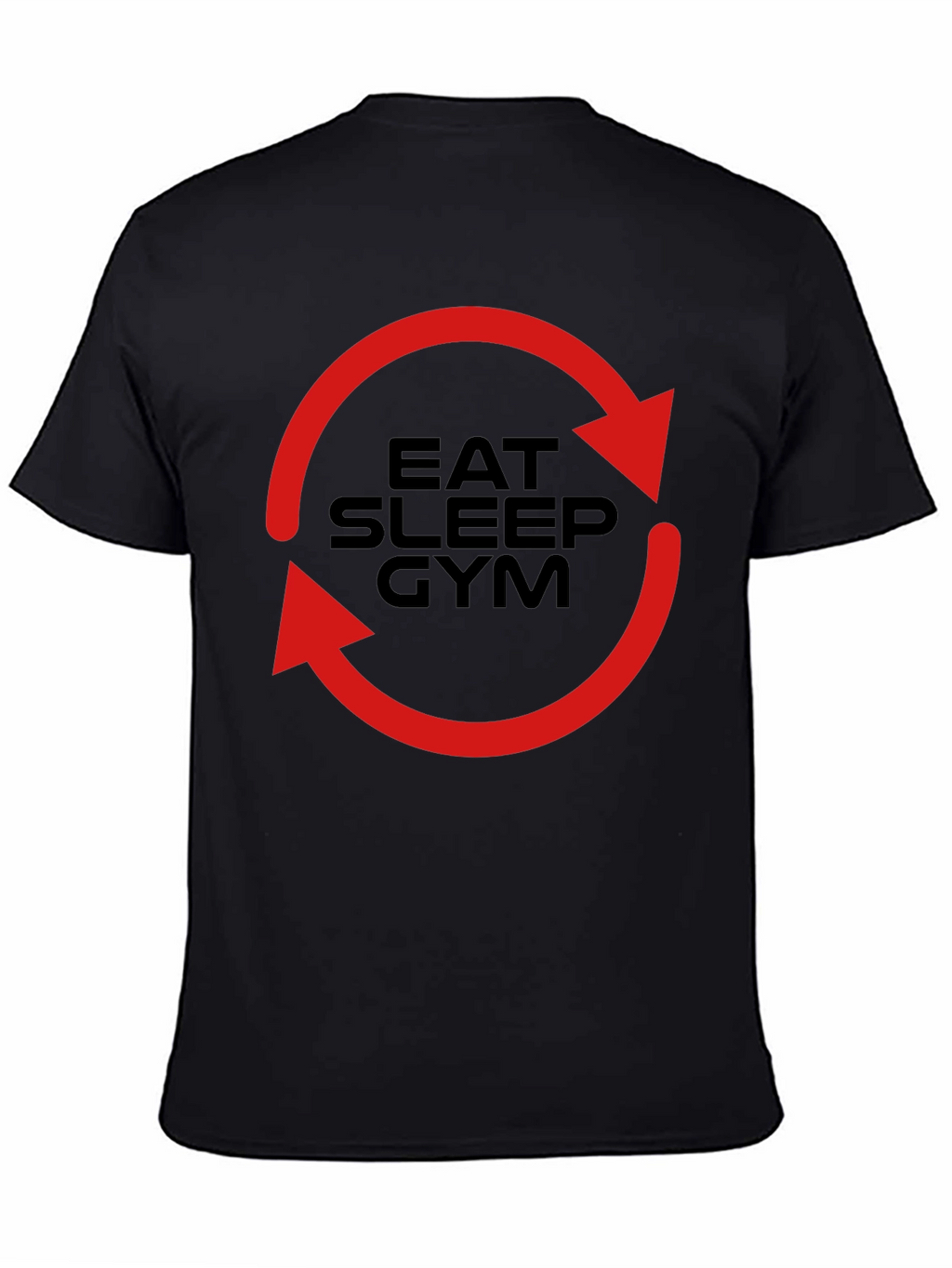 Eat Sleep Gym Cycle T-Shirt - Fitness Motivation