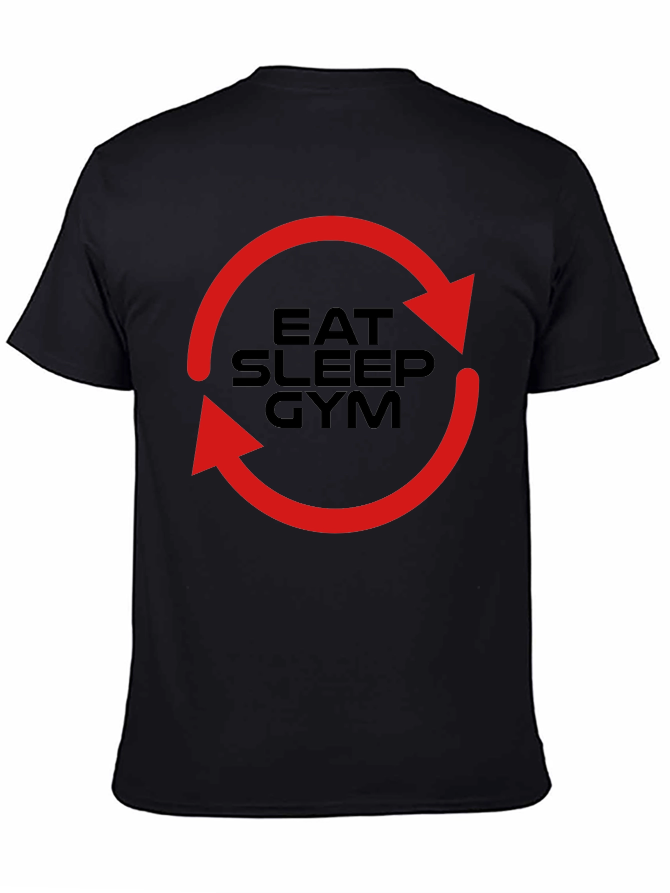 Eat Sleep Gym Cycle T-Shirt - Fitness Motivation