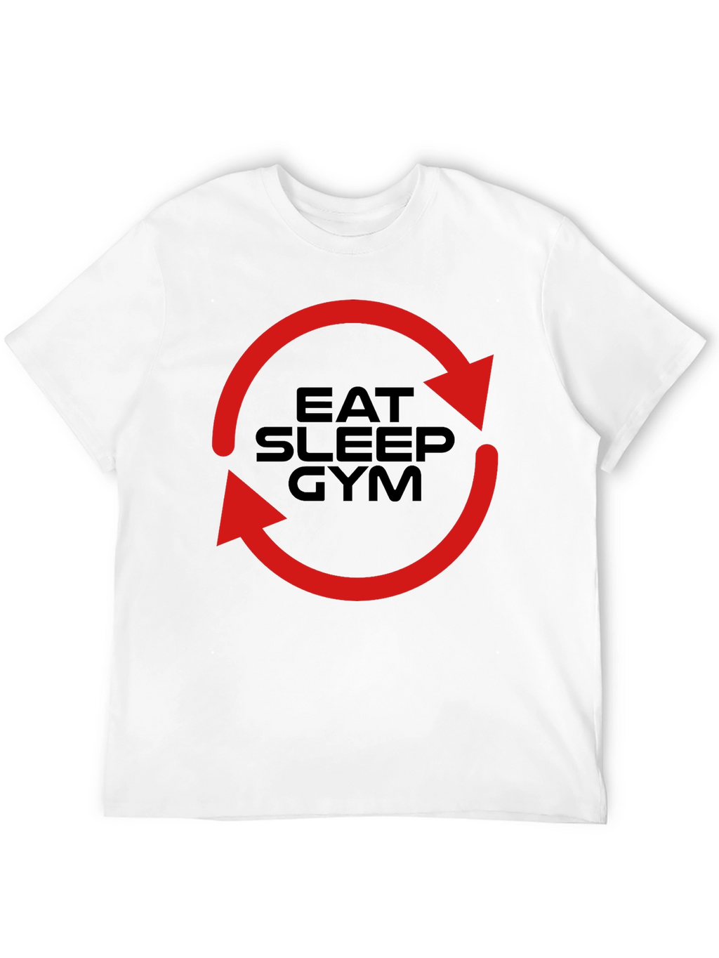 Eat Sleep Gym Cycle T-Shirt - Fitness Motivation