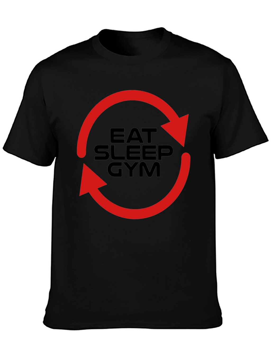 Eat Sleep Gym Cycle T-Shirt - Fitness Motivation