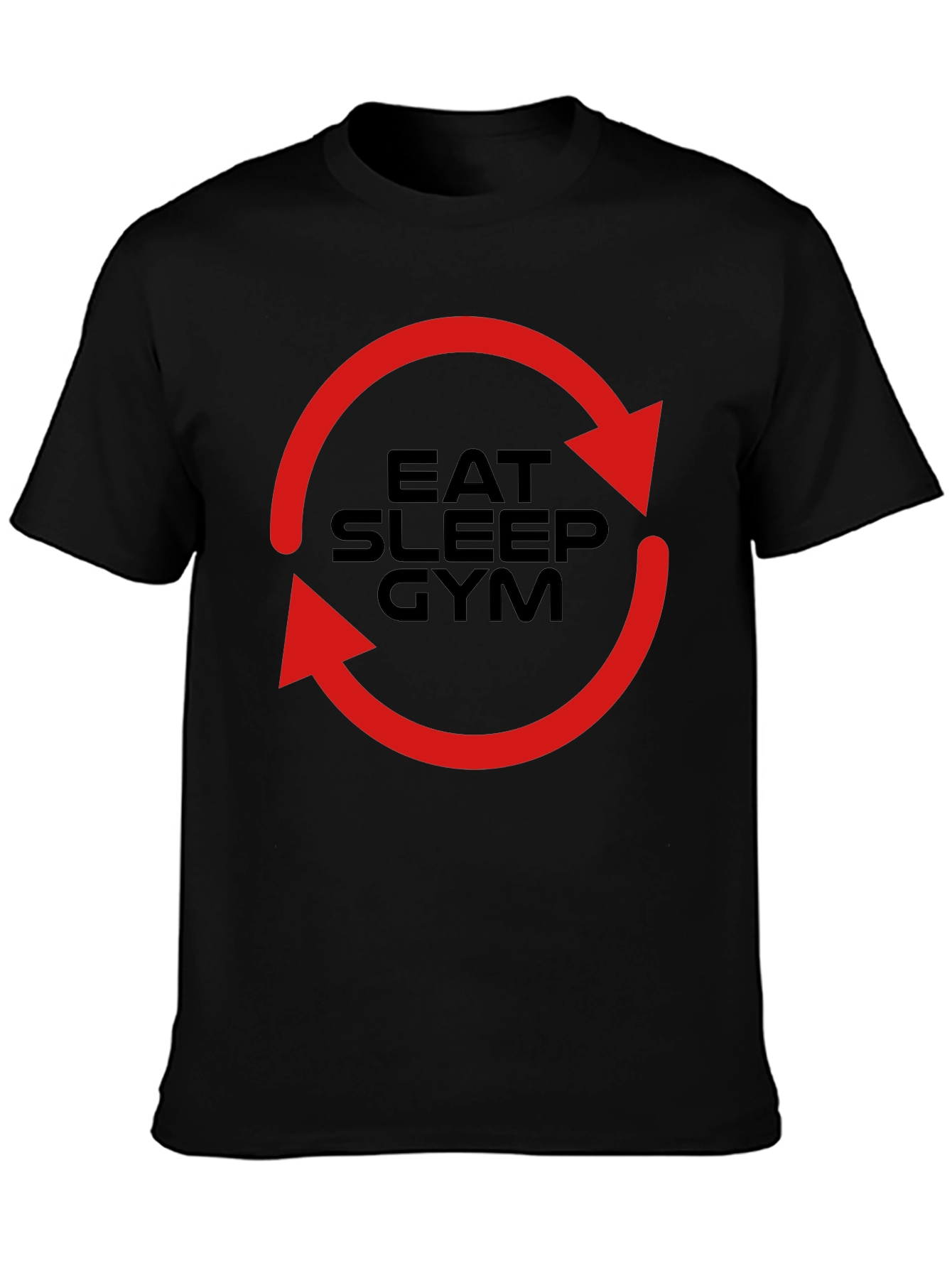 Eat Sleep Gym Cycle T-Shirt - Fitness Motivation