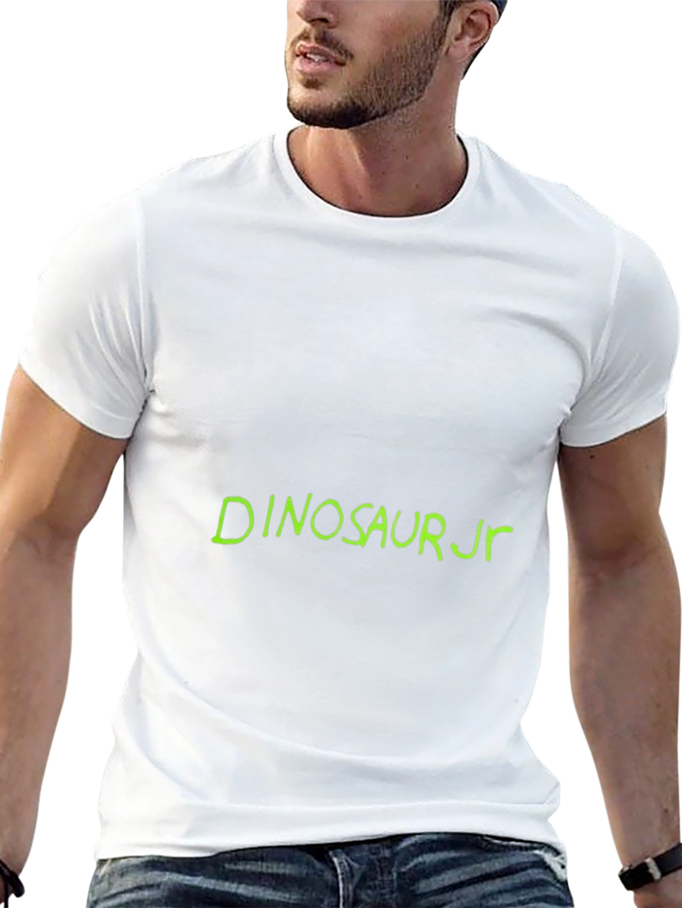 Dinosaur Jr. Graphic Tee - Black Cotton Casual