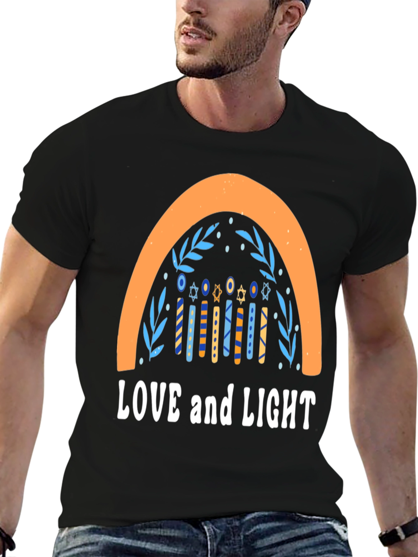 Love and Light Hanukkah T-Shirt