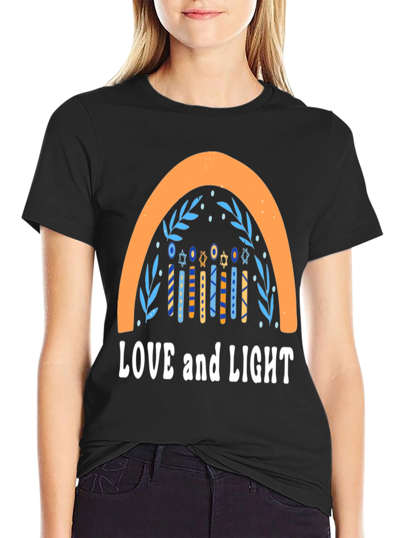Love and Light Hanukkah T-Shirt