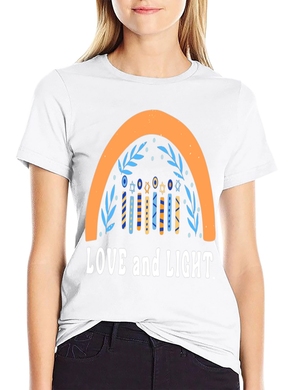 Love and Light Hanukkah T-Shirt