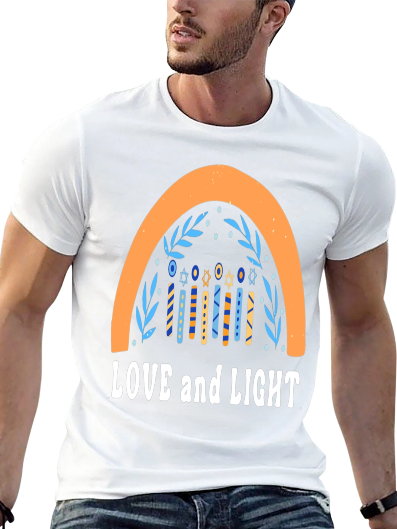 Love and Light Hanukkah T-Shirt