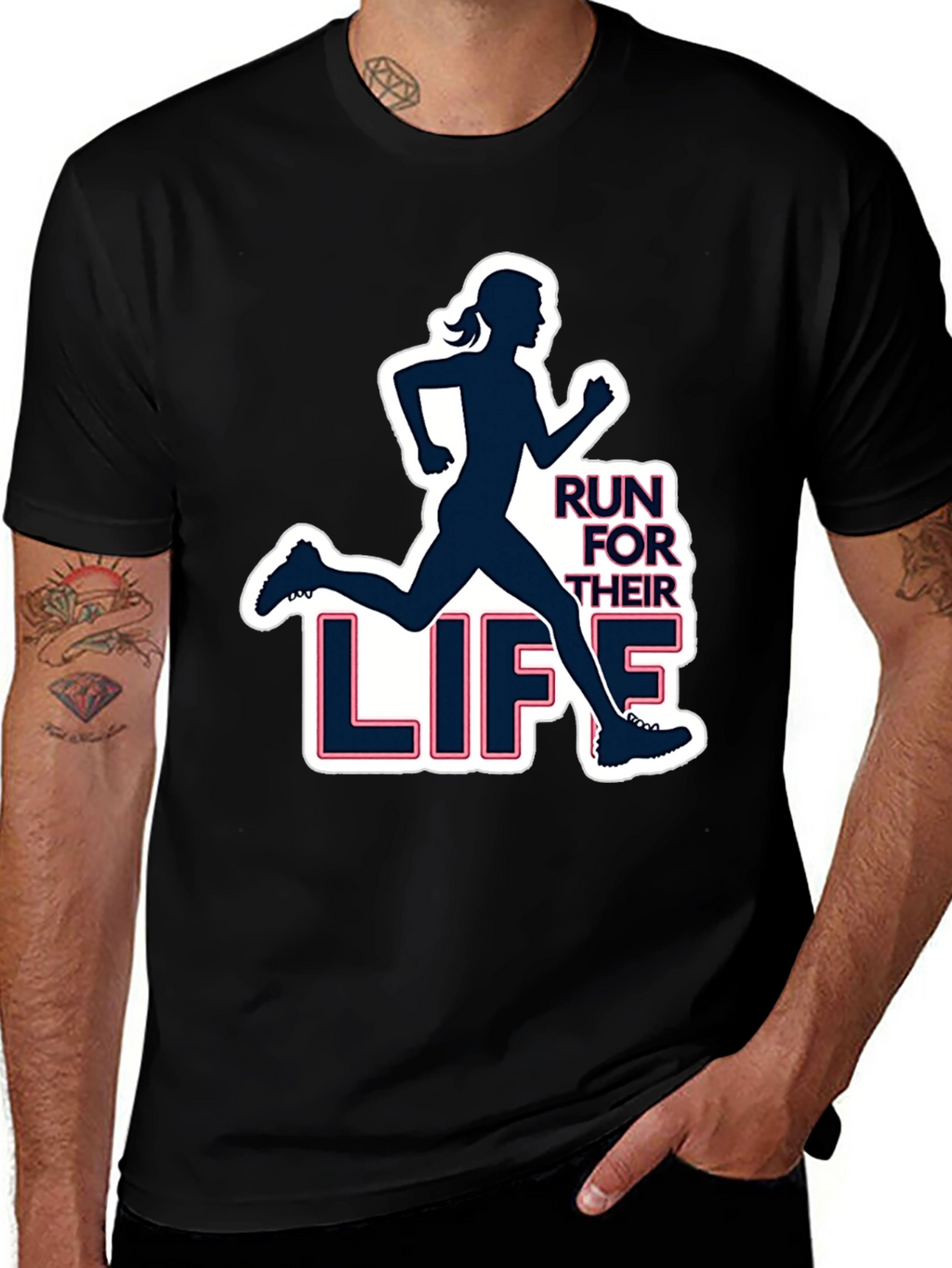 Run For Their Life Graphic Tee