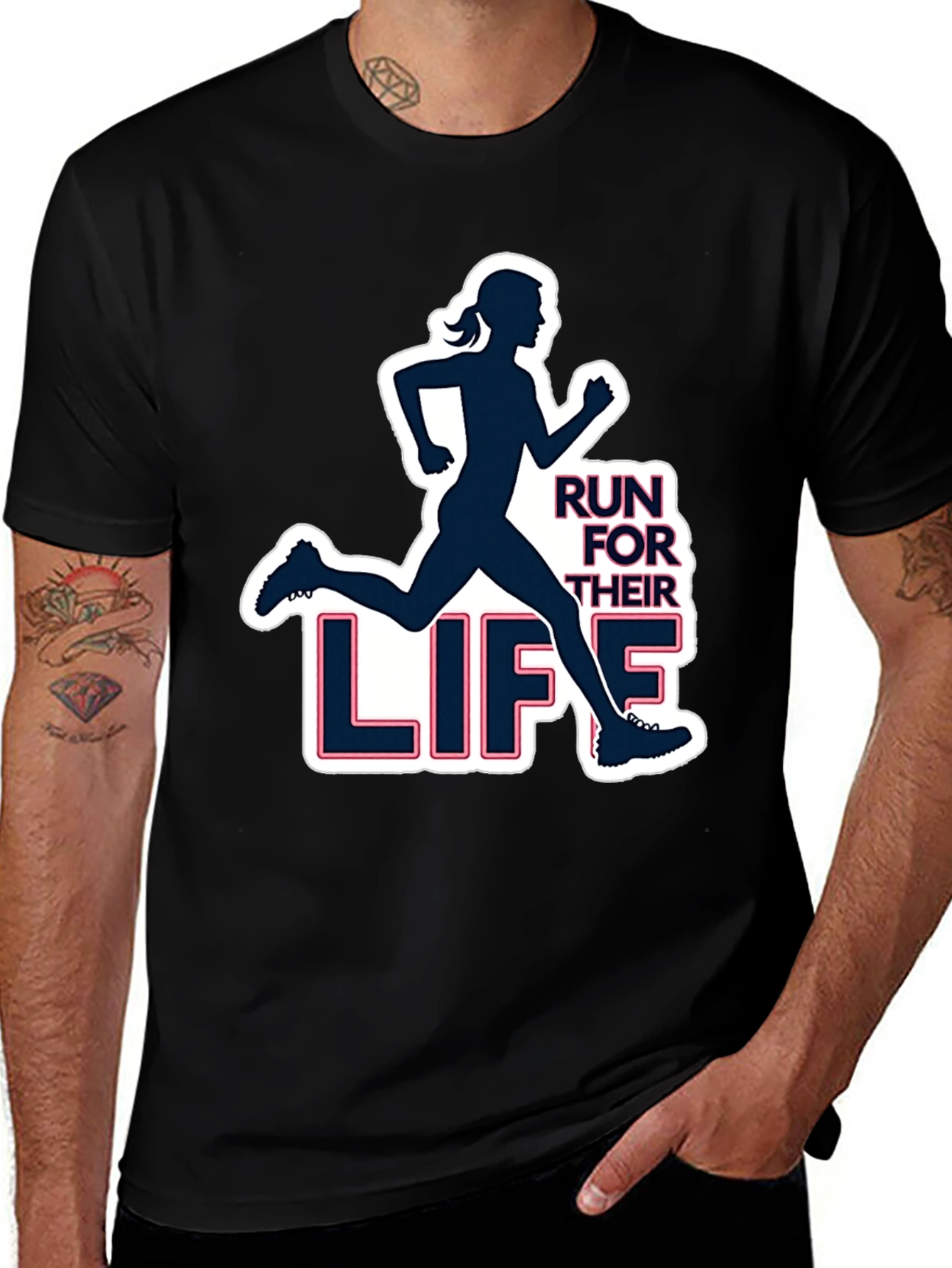 Run For Their Life Graphic Tee