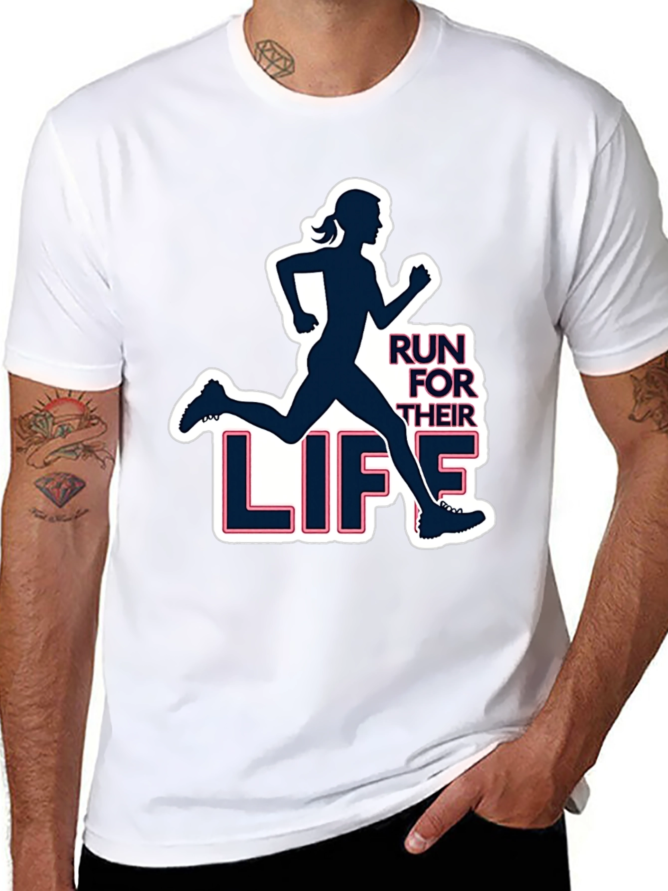 Run For Their Life Graphic Tee