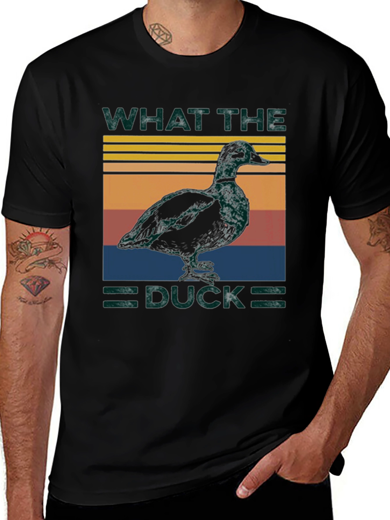 What the Duck T-Shirt - Funny Animal Retro Style