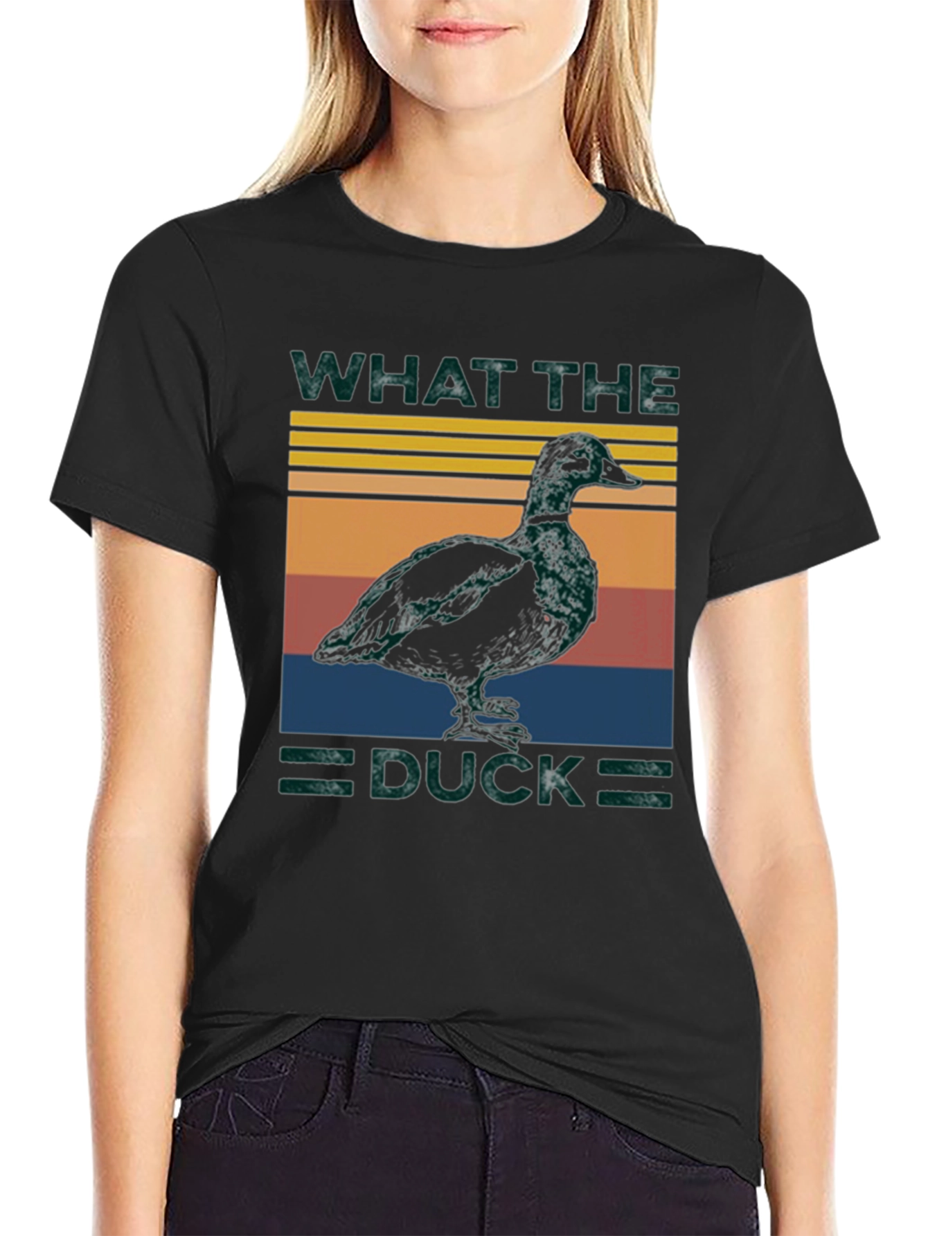 What the Duck T-Shirt - Funny Animal Retro Style