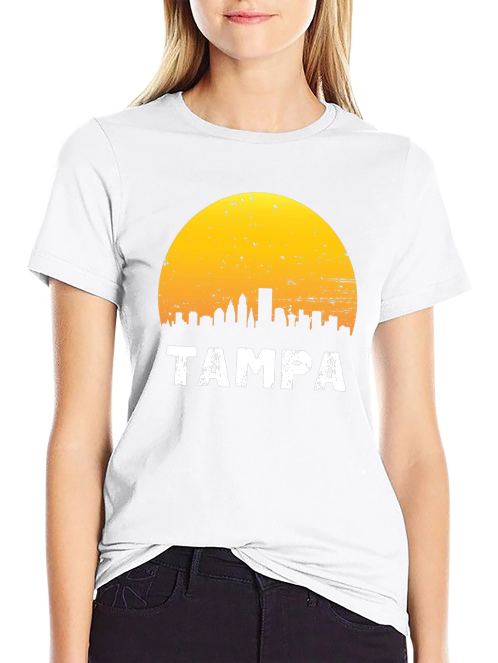 Tampa Skyline Graphic T-Shirt - Retro City Tee