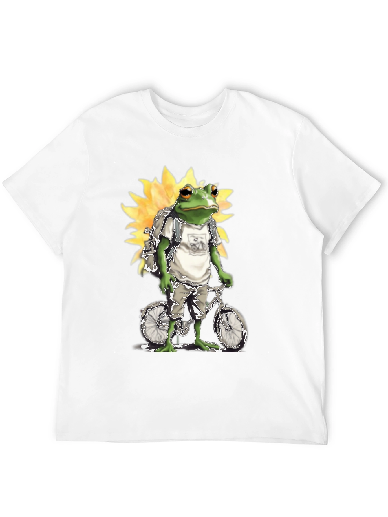 Frog on Bike Graphic Tee
