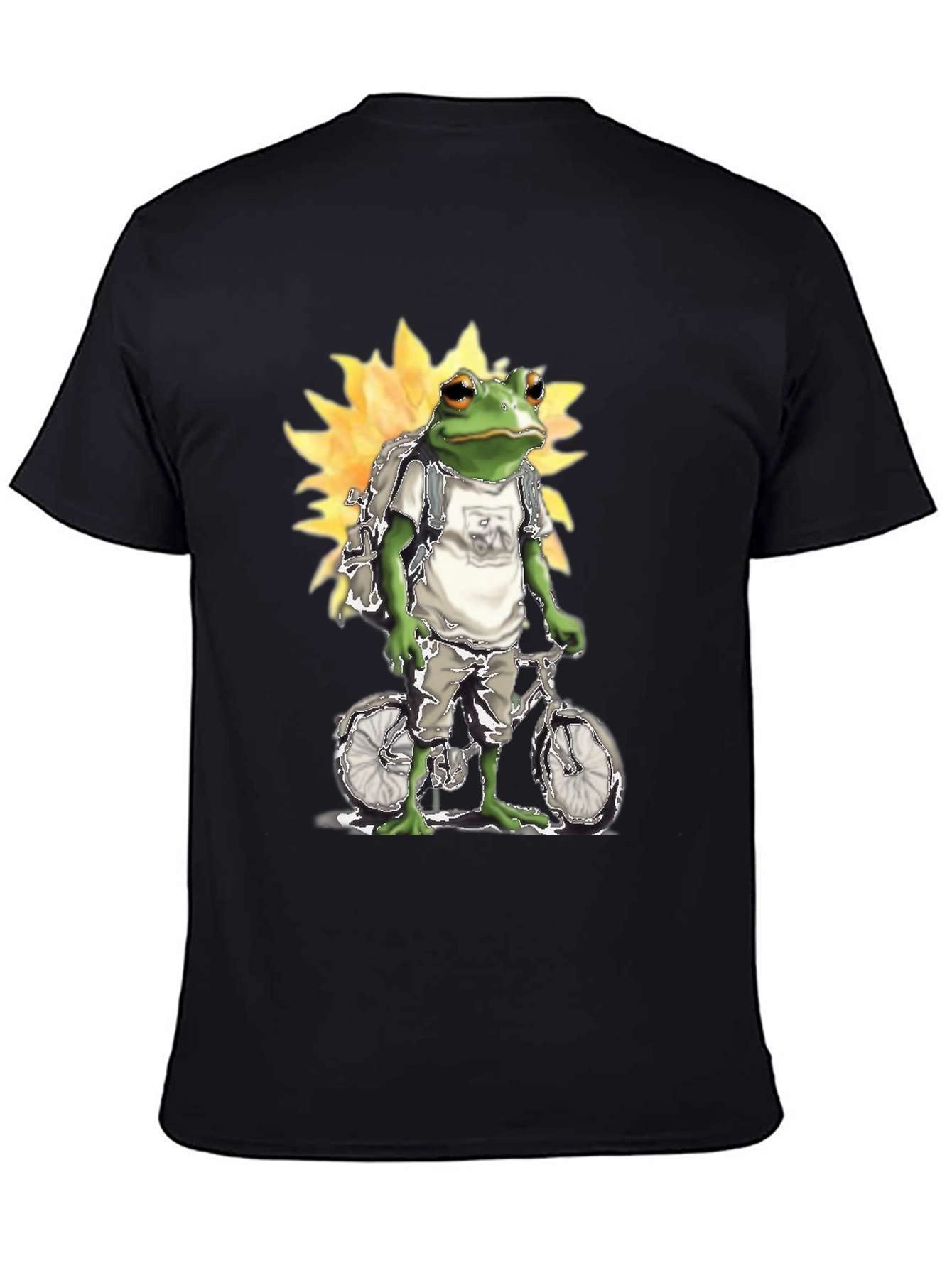Frog on Bike Graphic Tee