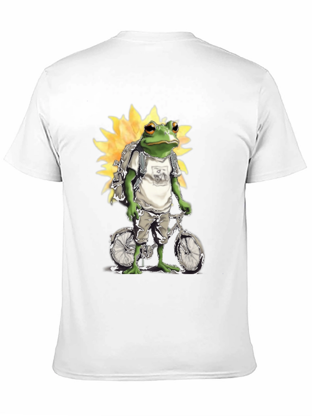 Frog on Bike Graphic Tee