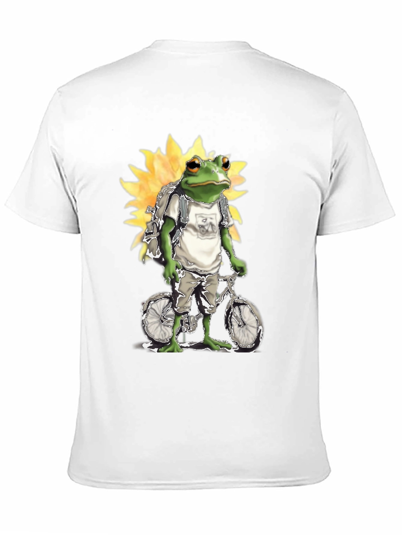 Frog on Bike Graphic Tee