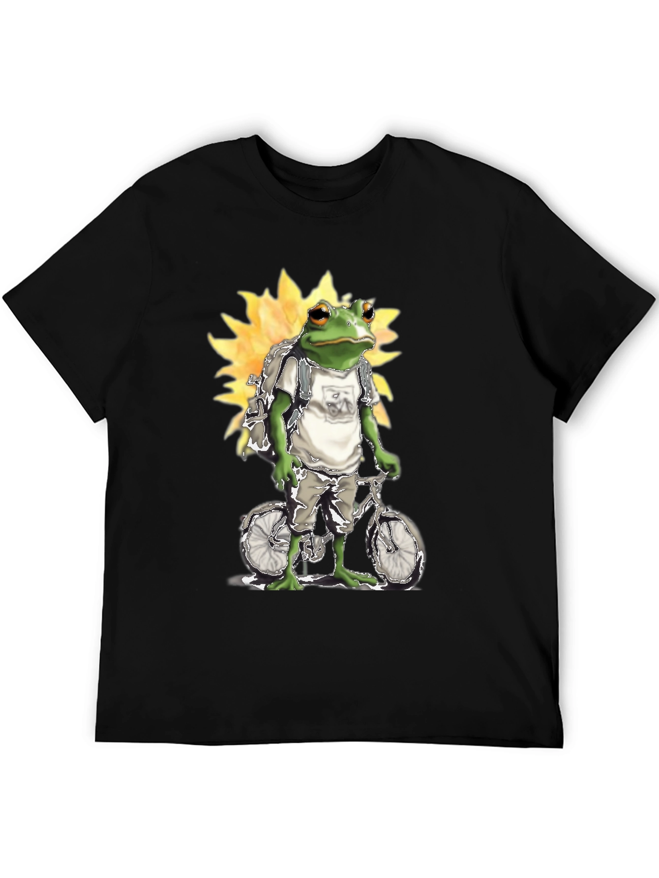 Frog on Bike Graphic Tee