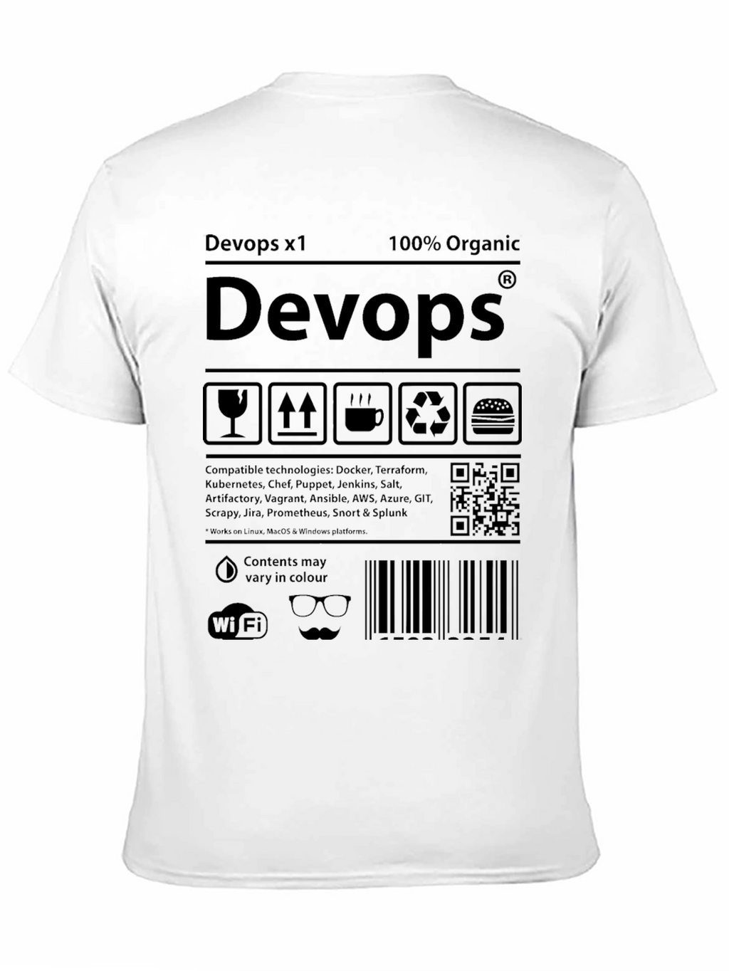 DevOps Organic T-Shirt - Developer Tech Tee