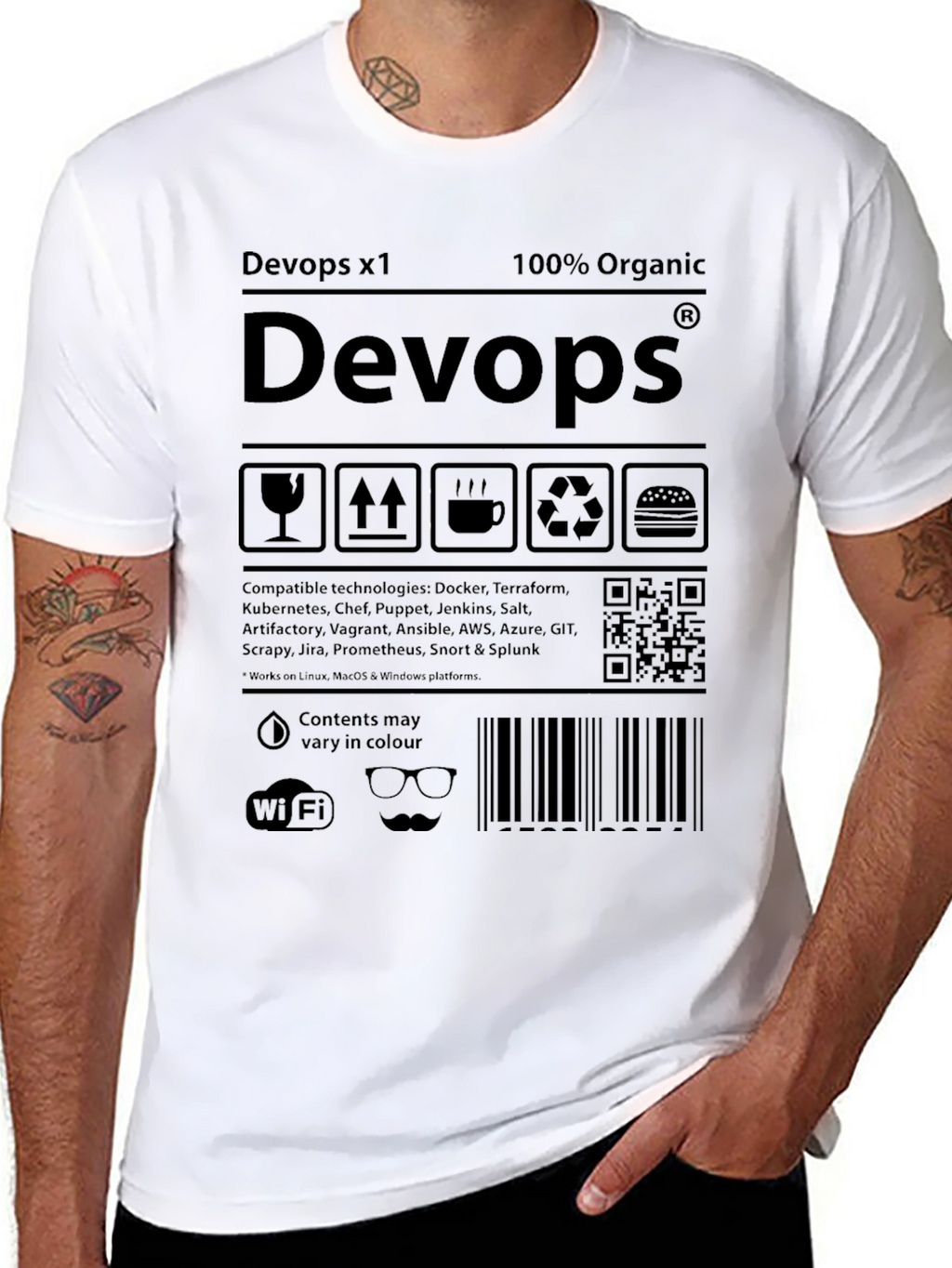 DevOps Organic T-Shirt - Developer Tech Tee