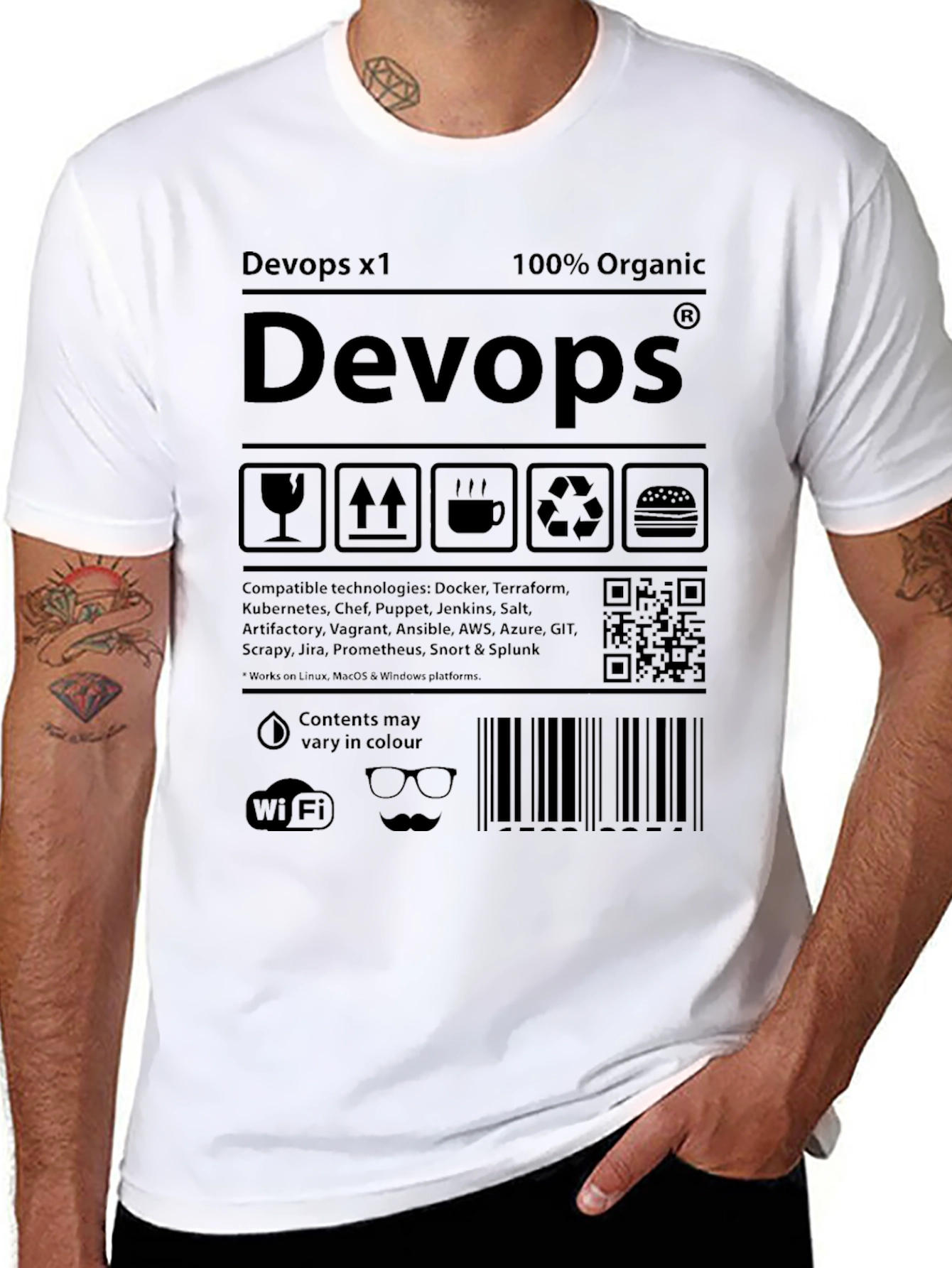 DevOps Organic T-Shirt - Developer Tech Tee