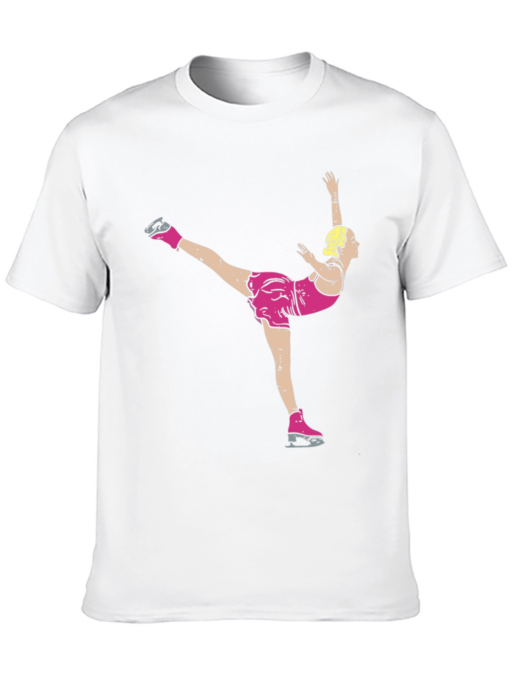 Figure Skater Graphic T-Shirt - Black