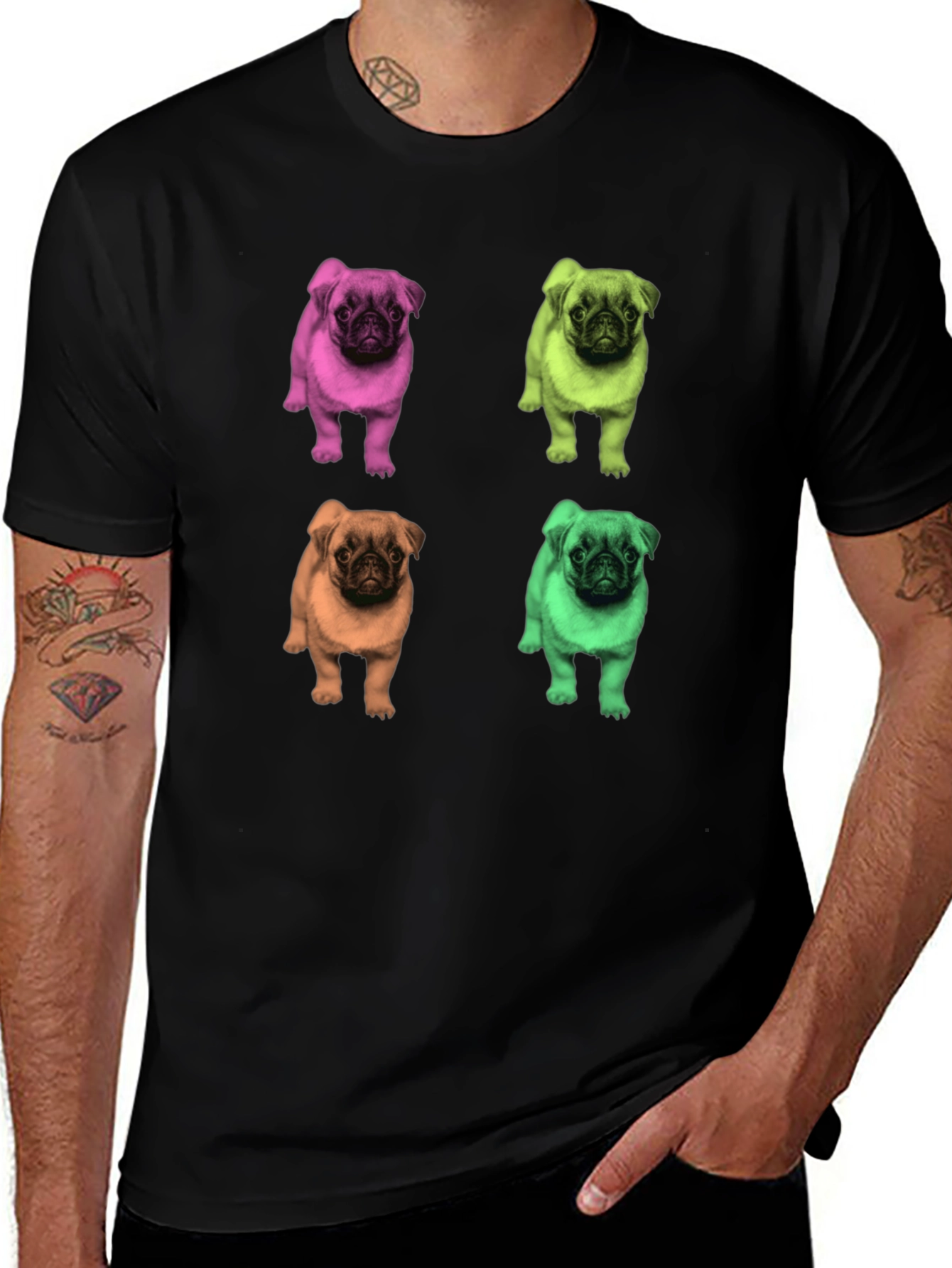 Pop Art Pug T-Shirt