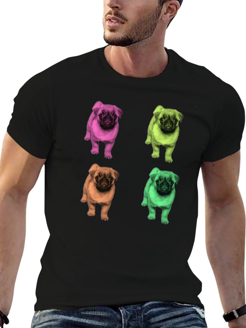 Pop Art Pug T-Shirt