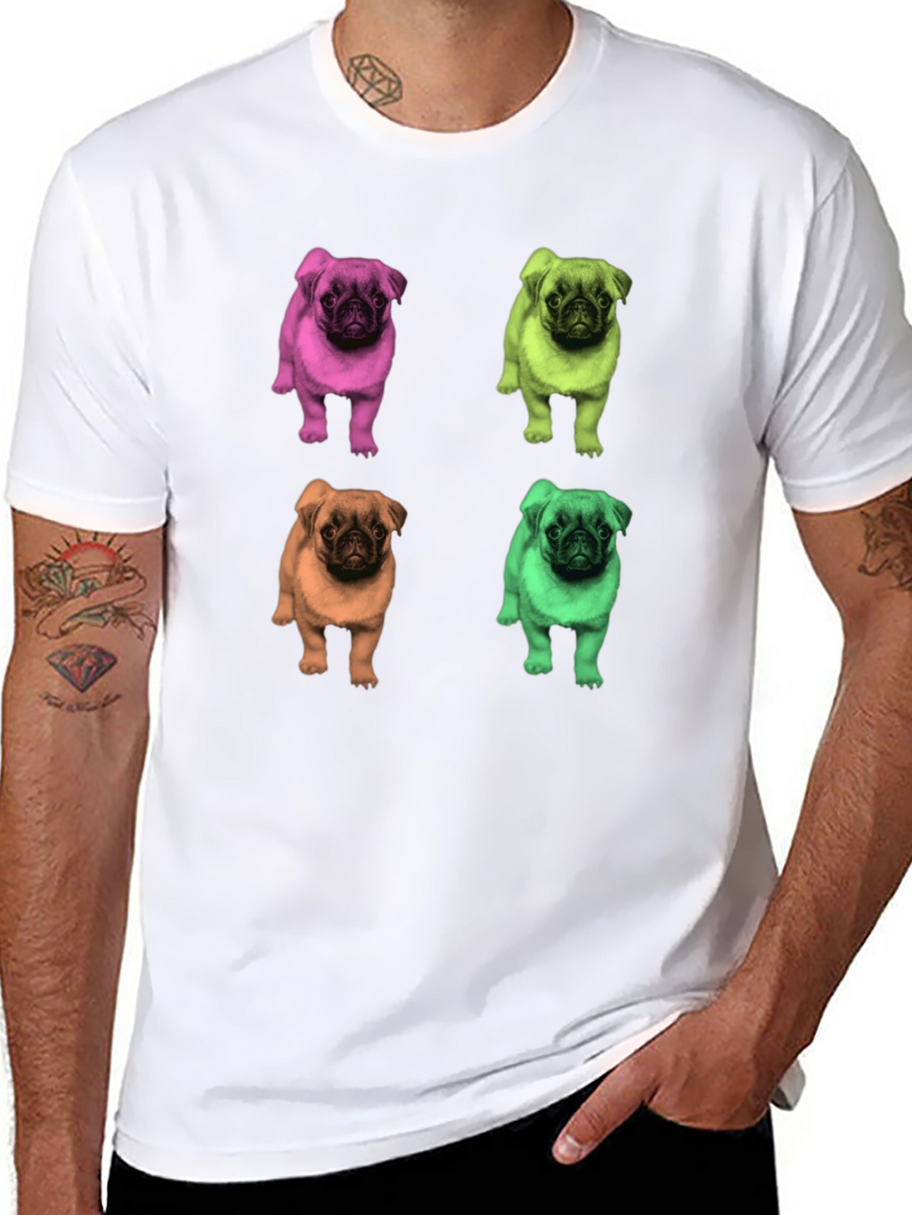 Pop Art Pug T-Shirt