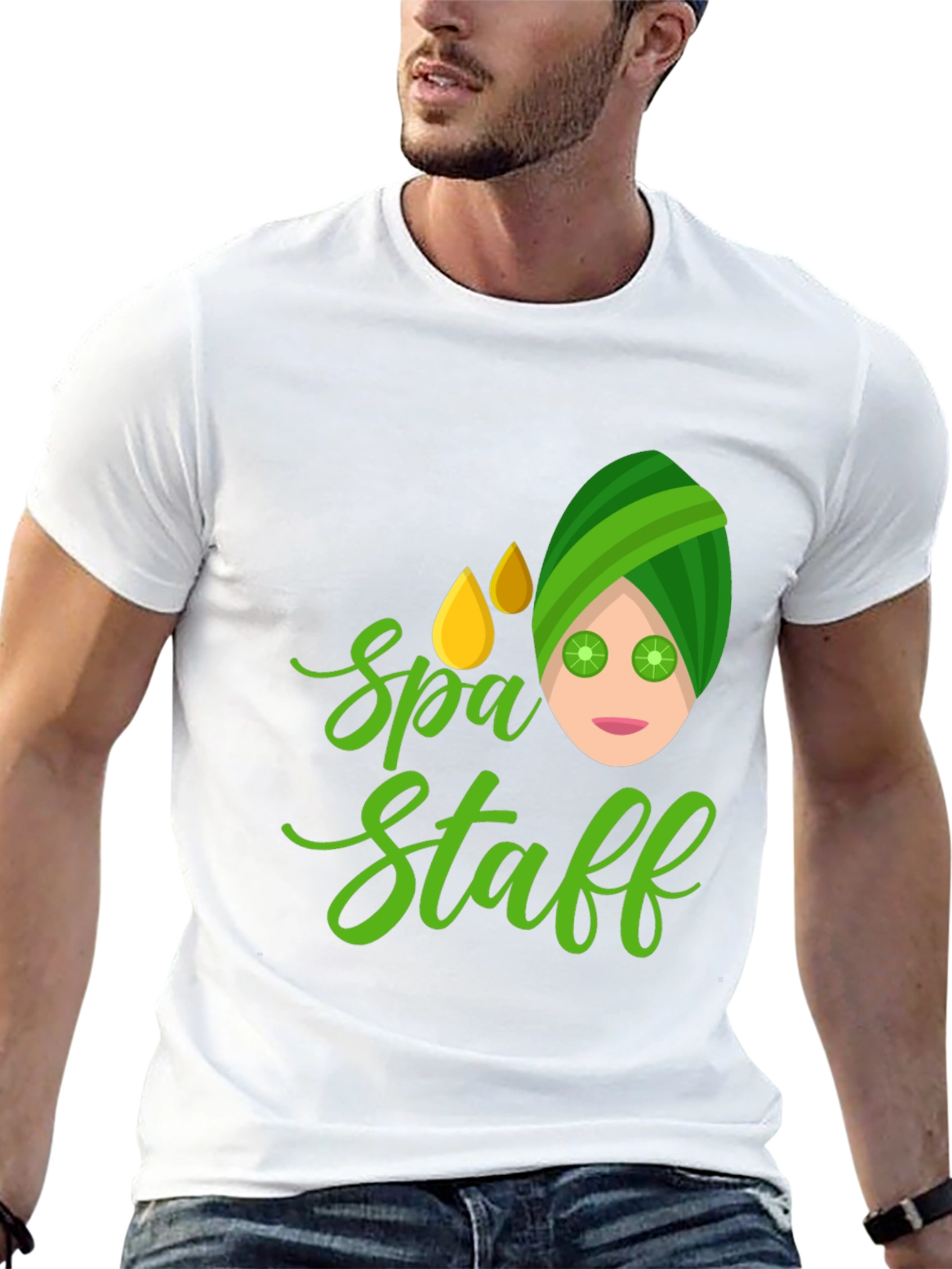 Spa Staff T-Shirt - Relax & Rejuvenate