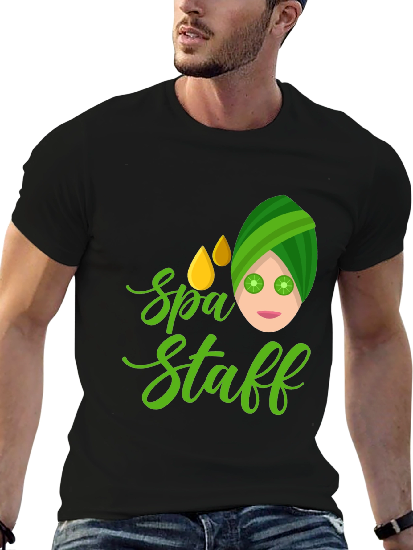 Spa Staff T-Shirt - Relax & Rejuvenate