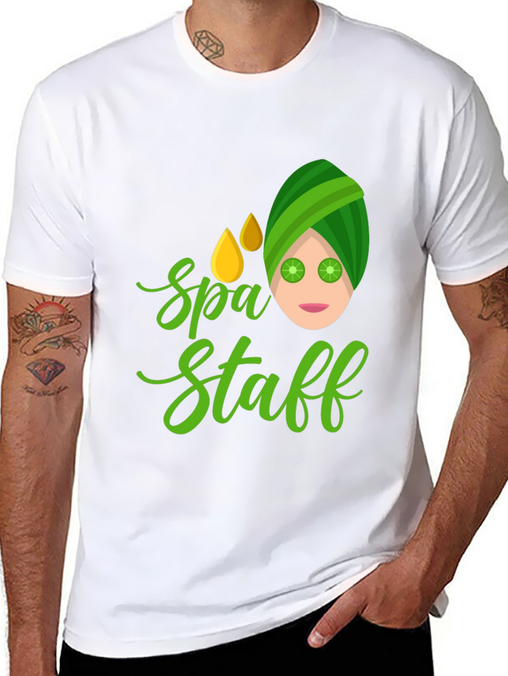 Spa Staff T-Shirt - Relax & Rejuvenate