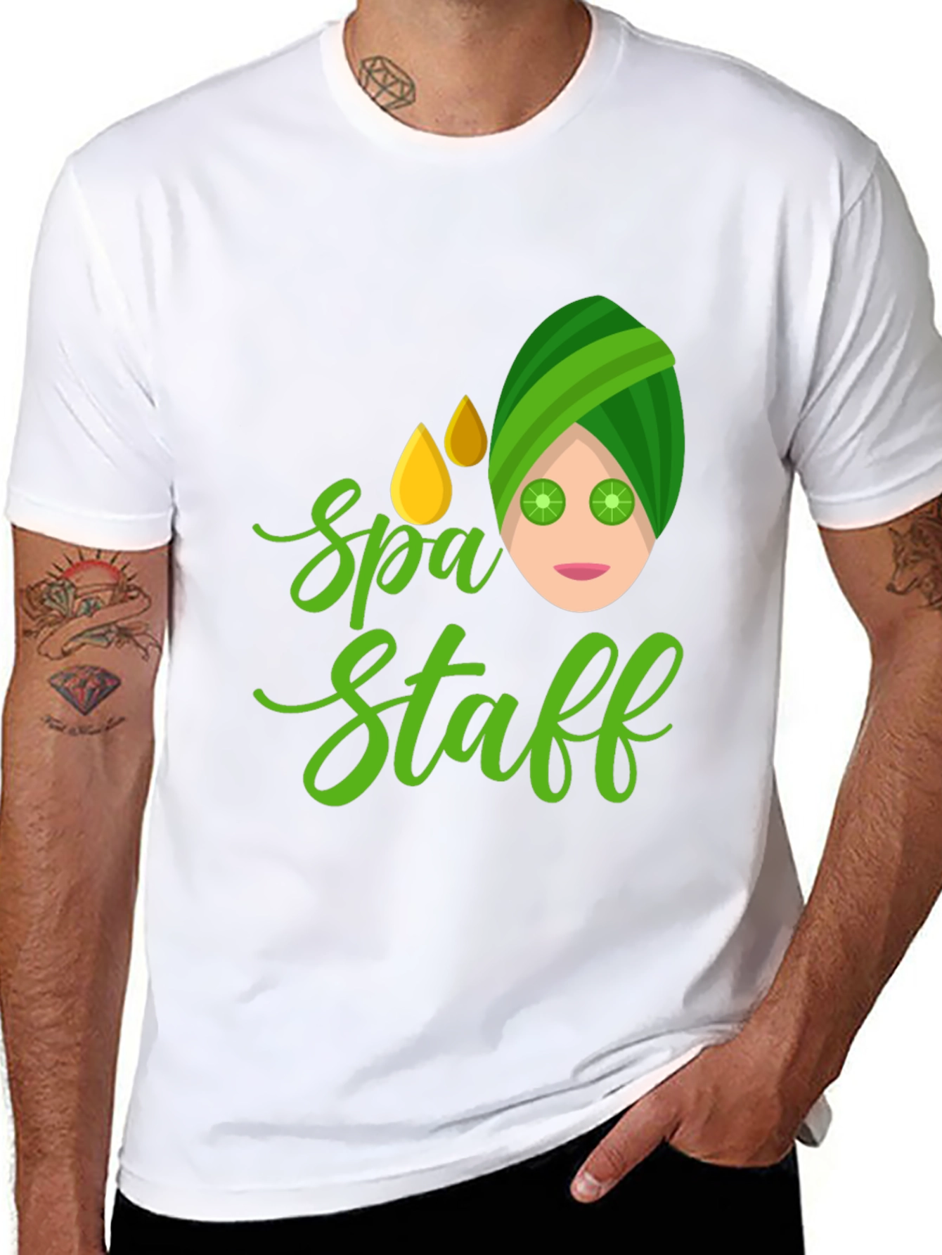 Spa Staff T-Shirt - Relax & Rejuvenate