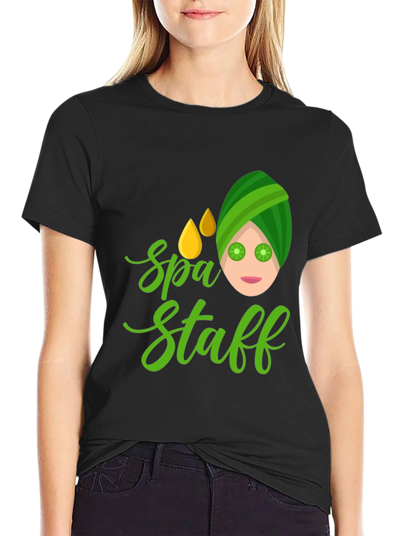 Spa Staff T-Shirt - Relax & Rejuvenate