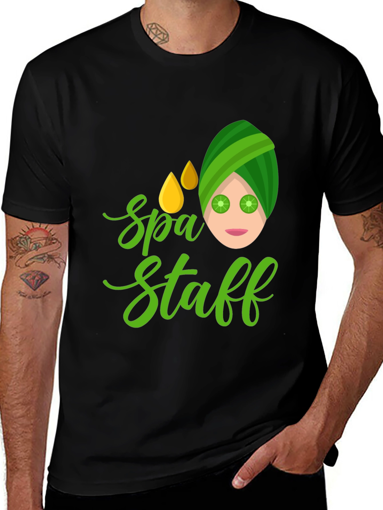 Spa Staff T-Shirt - Relax & Rejuvenate