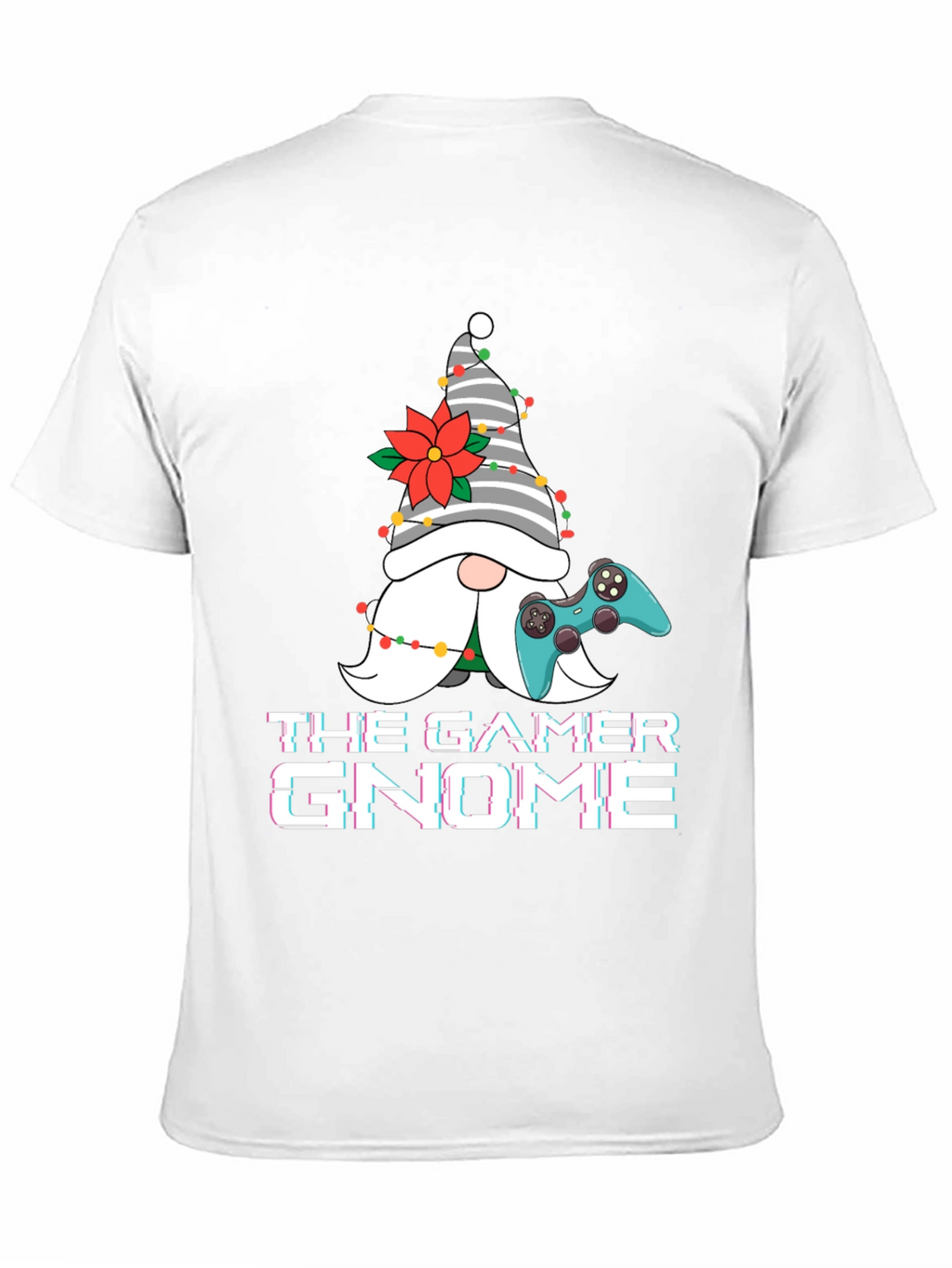 Gamer Gnome Christmas Graphic Tee