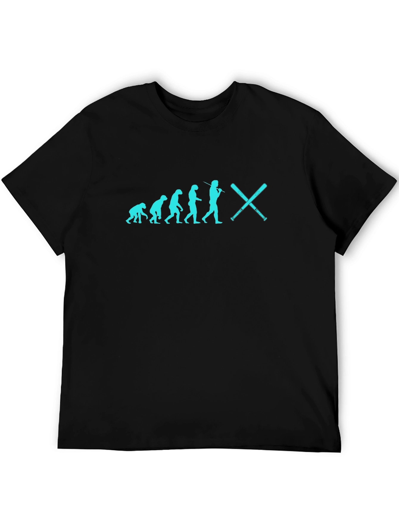 Baseball Evolution T-Shirt - Funny Novelty Tee