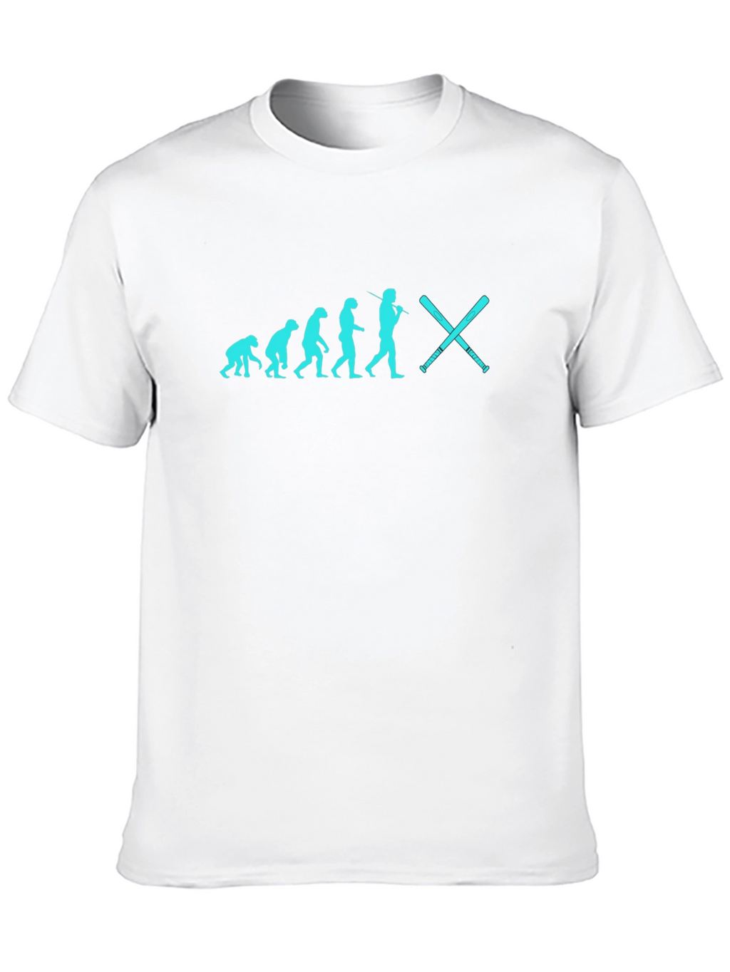 Baseball Evolution T-Shirt - Funny Novelty Tee