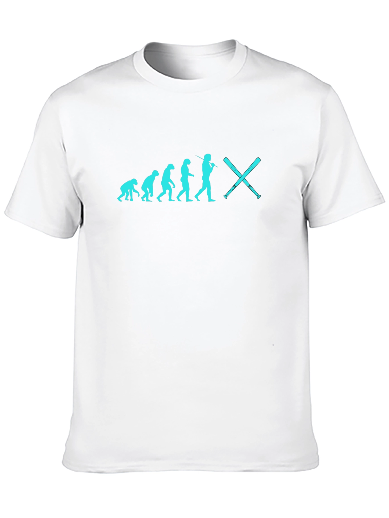 Baseball Evolution T-Shirt - Funny Novelty Tee