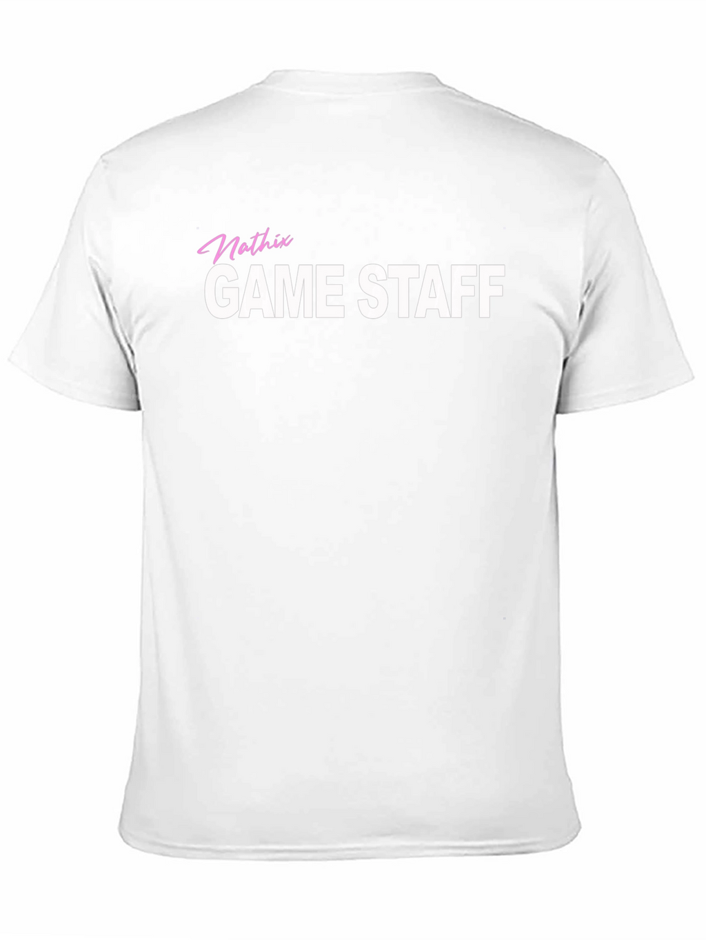 Mathix Game Staff T-Shirt Black Crew Neck