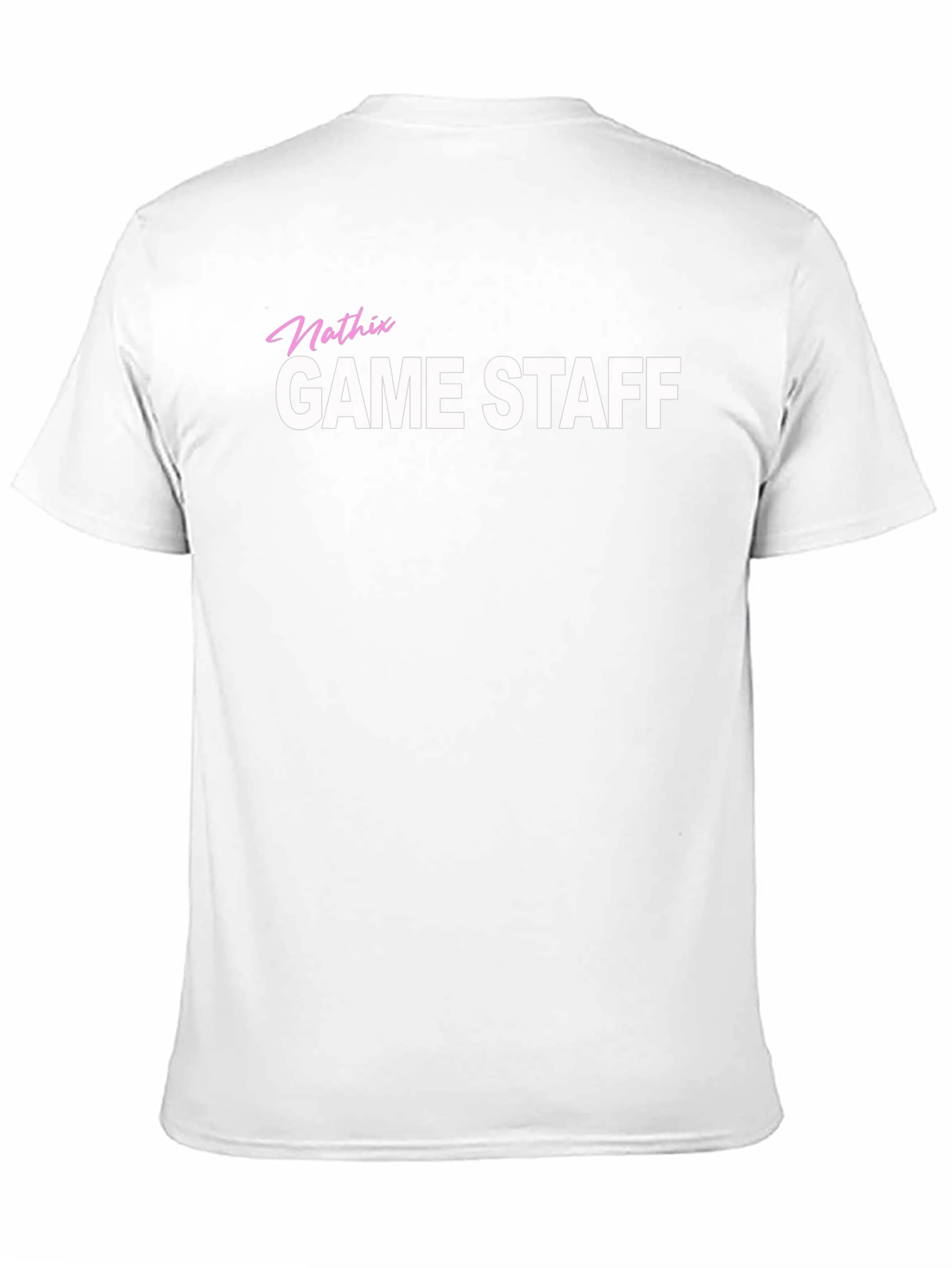 Mathix Game Staff T-Shirt Black Crew Neck
