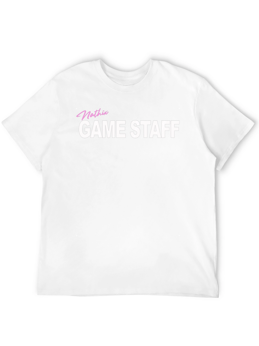 Mathix Game Staff T-Shirt Black Crew Neck
