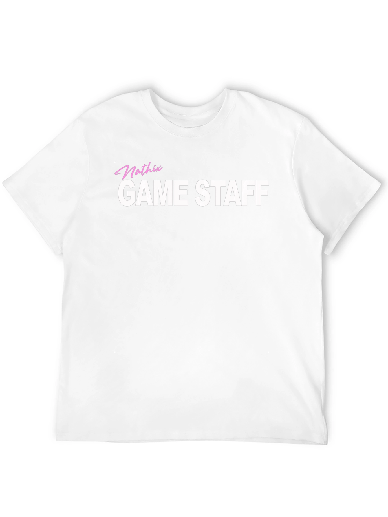 Mathix Game Staff T-Shirt Black Crew Neck